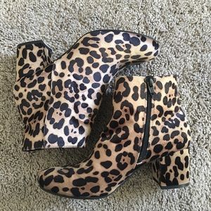A New Day Leopard Booties